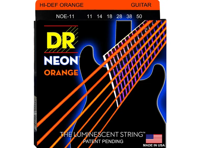 DR Strings NOE11 Neon Orange (011-050) Heavy 